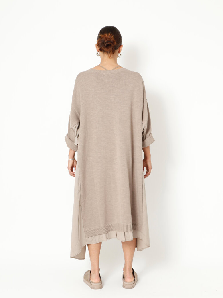 Sort Aarhus - Oversized strikkjole