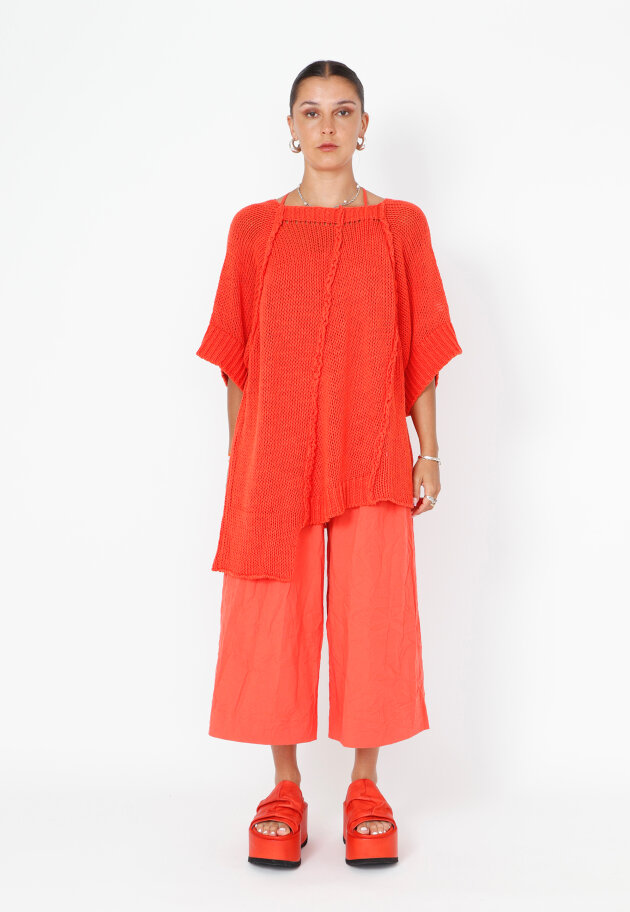 Sort Aarhus - Oversized knit blouse