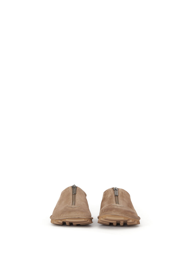 Lofina - Suede shoe with zipper