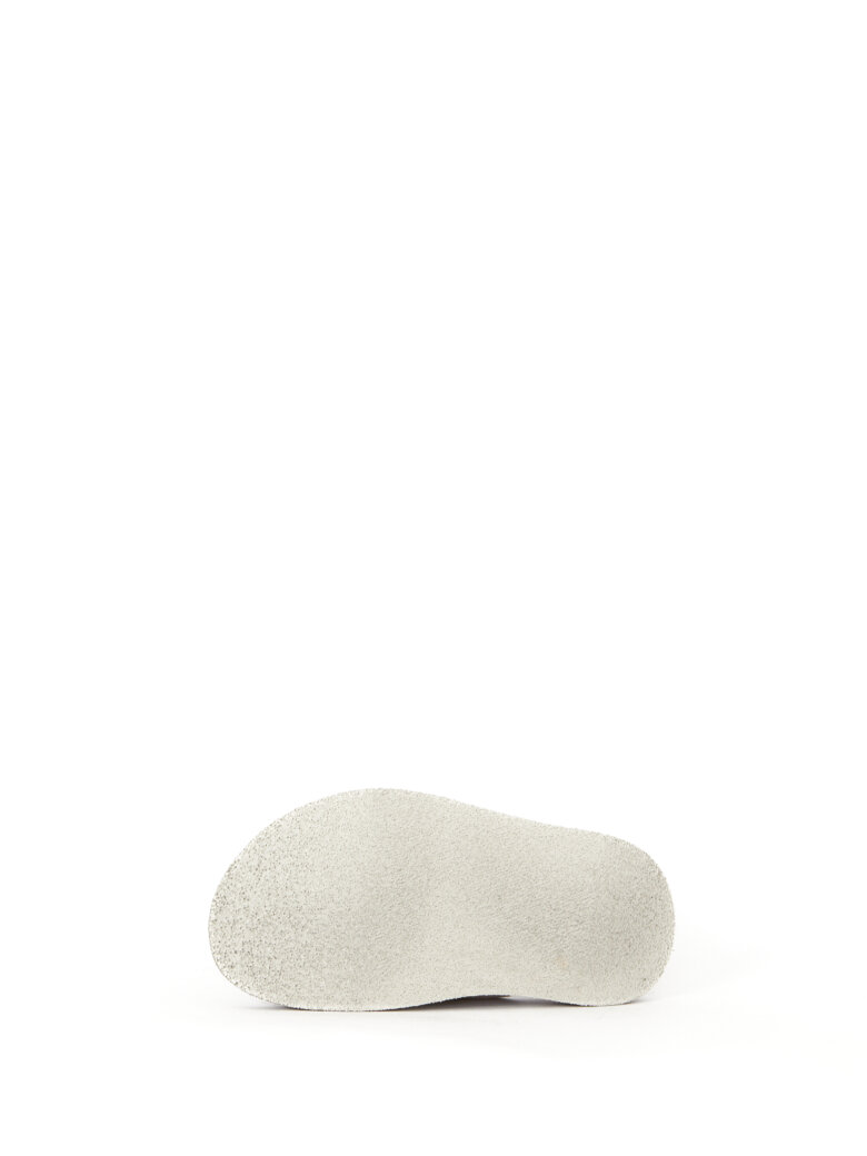 Lofina - Suede sandal with velcro closure