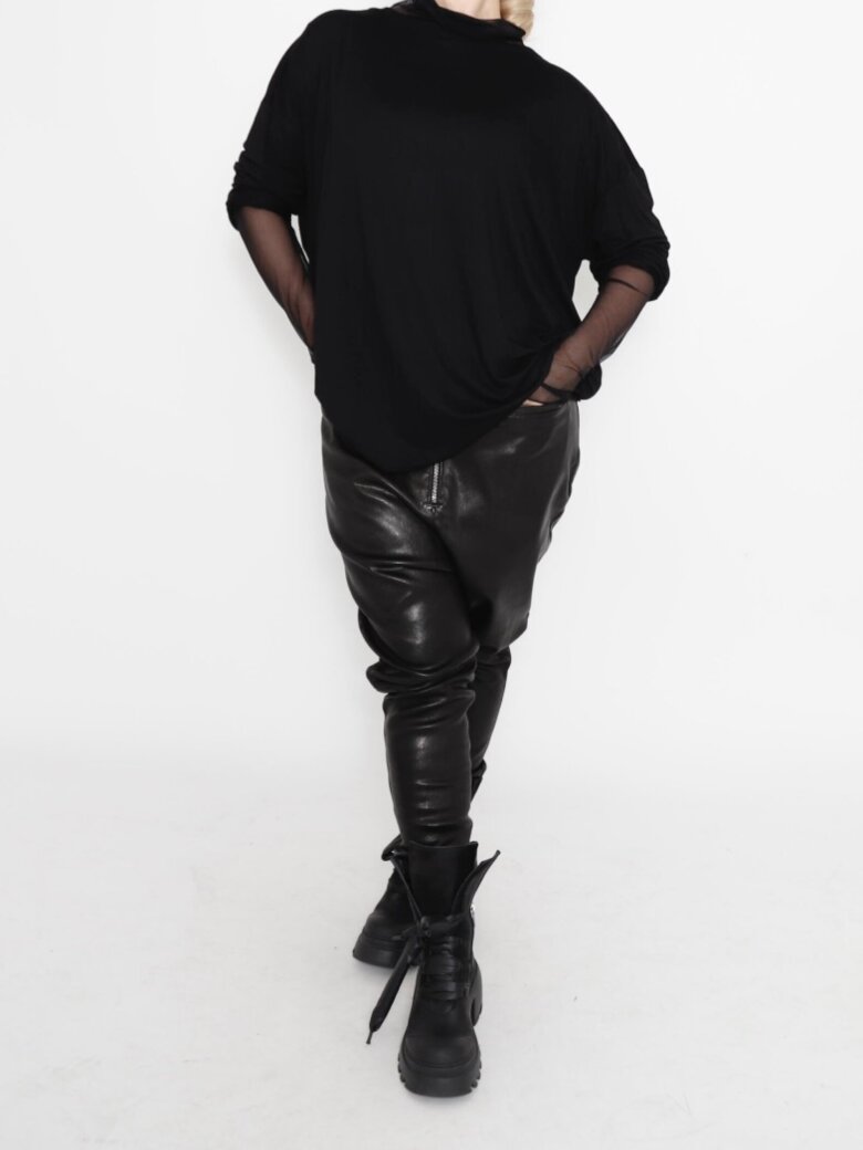 Skindbukser med lynlås - 2. sortering!