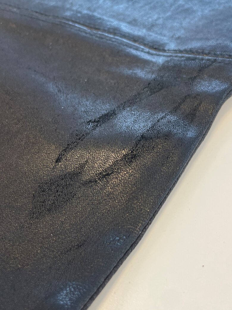 Skindbukser med lynlås - 2. sortering!