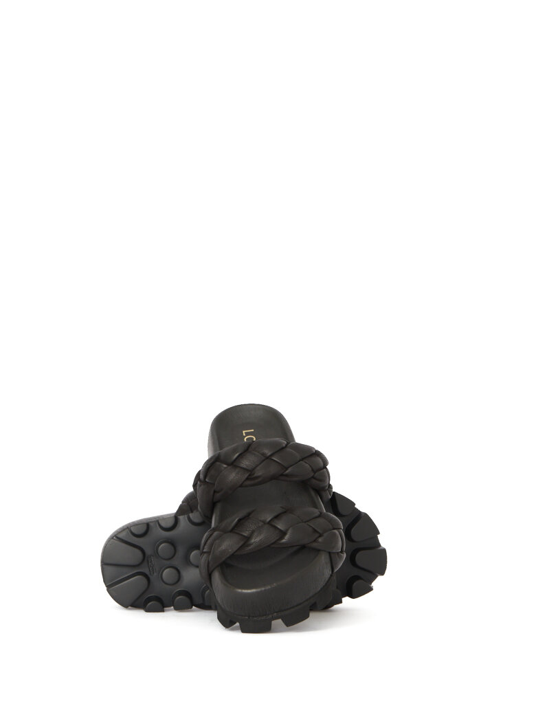 Lofina - Slip on sandal with wide braided straps