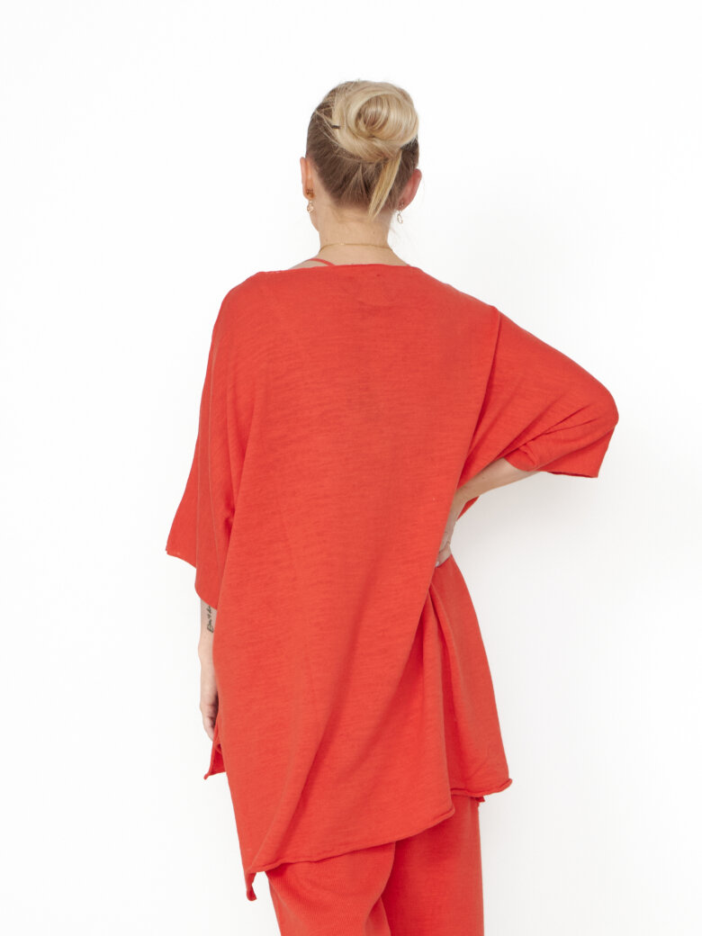 Sort Aarhus - Oversized knit blouse