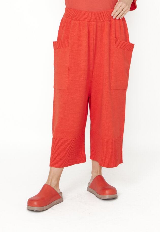 Sort Aarhus - 3/4 length knitted pants