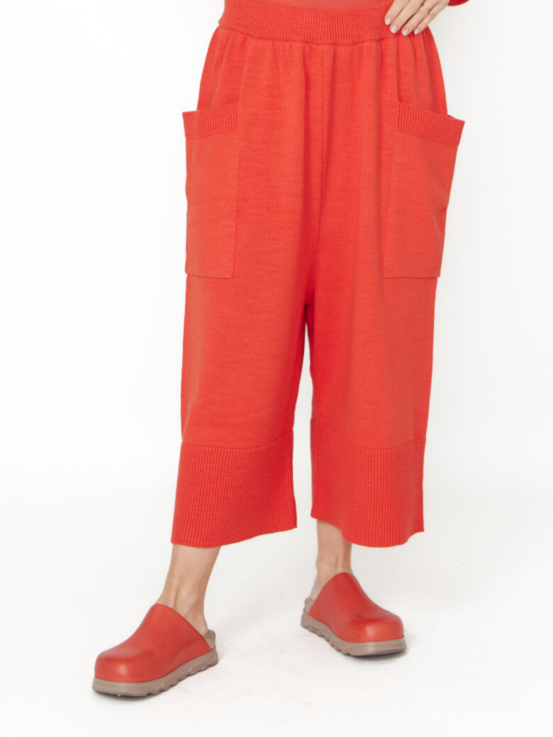Sort Aarhus - 3/4 length knitted pants