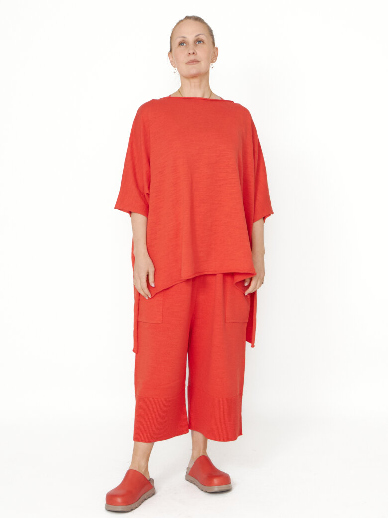 Sort Aarhus - 3/4 lange strikbukser