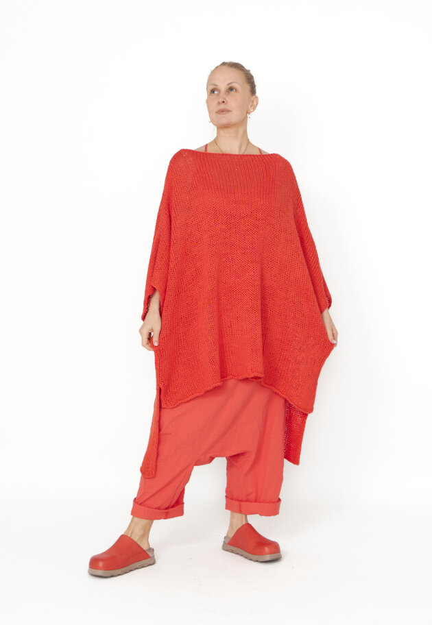 Sort Aarhus - Oversized knit blouse