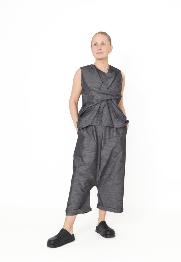 Sort Aarhus - Wrinked top