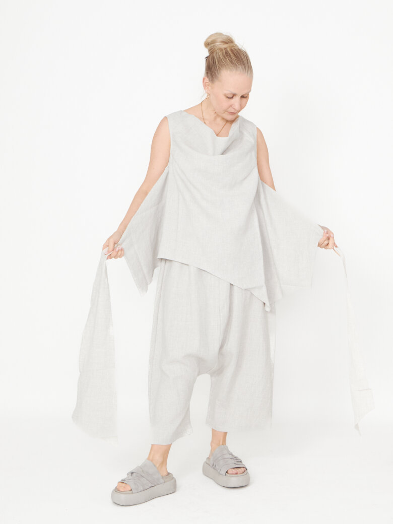 Sort Aarhus - Top with waist tie