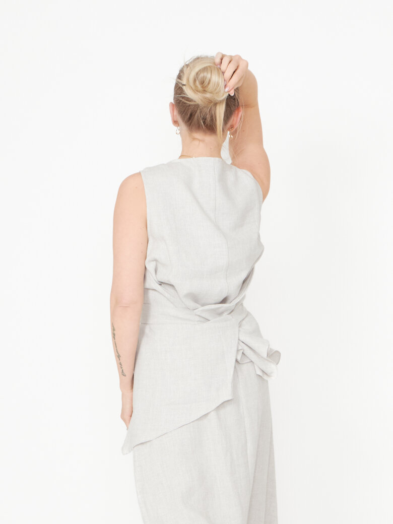 Sort Aarhus - Top with waist tie