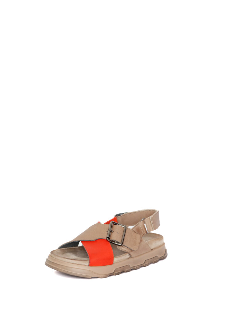 Lofina - Sandal med spænde og velcro