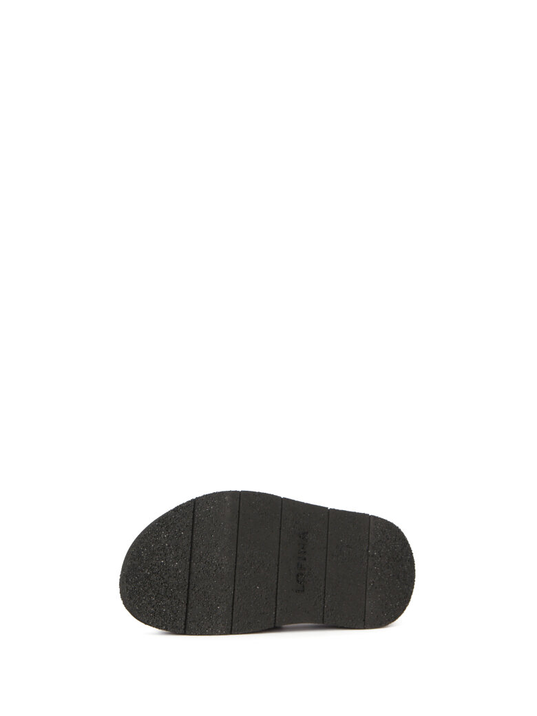Lofina - Sandal with side velcro strap