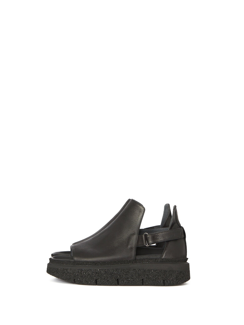 Lofina - Sandal with side velcro strap