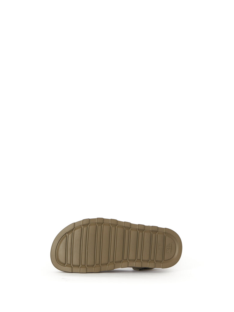 Lofina - Suede sandal with buckle and velcro