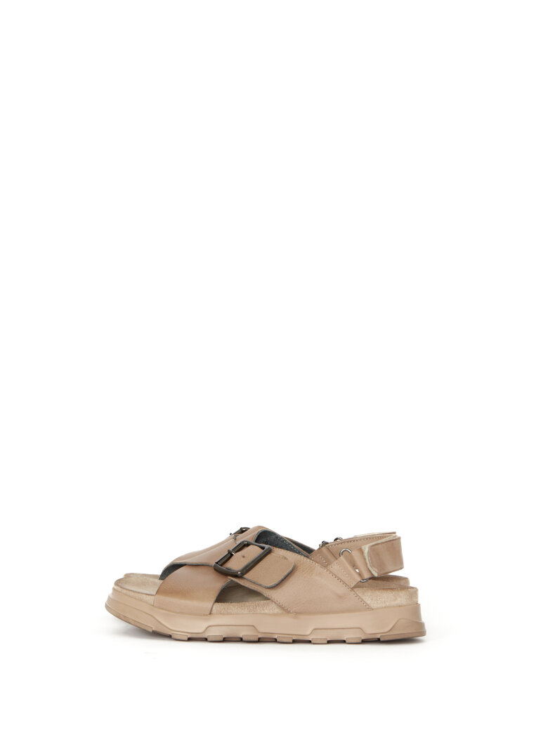 Lofina - Sandal med spænde og velcro