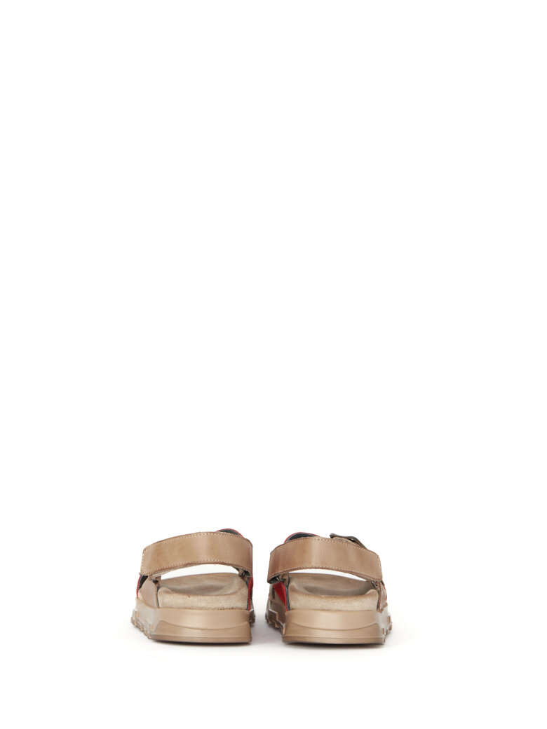 Lofina - Sandal with a buckle and velcro