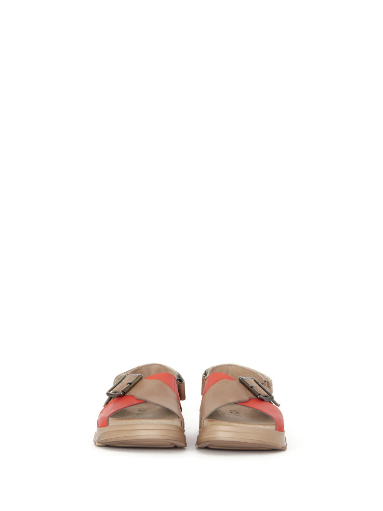 Lofina - Sandal with a buckle and velcro