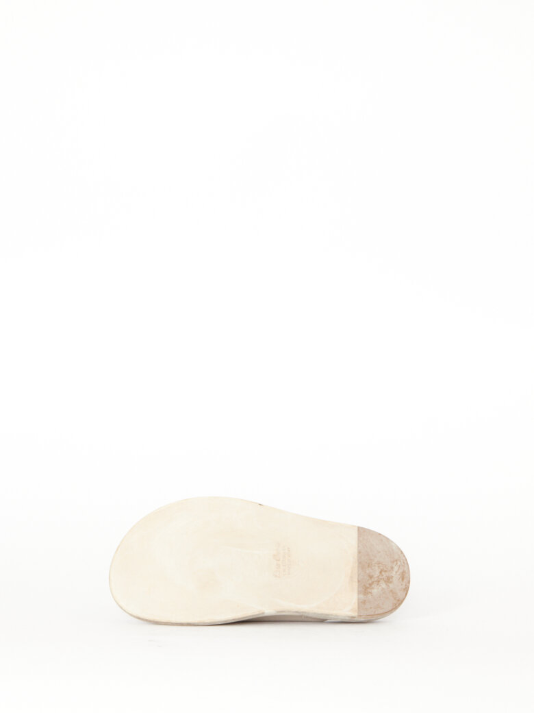 Lofina - Suede sandal with buckles and a leather sole