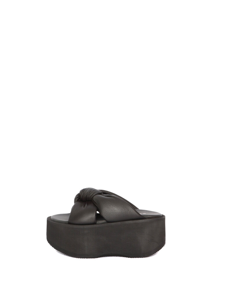 Sort Aarhus - Forudbestilling! Chunky sandal med krydsremme