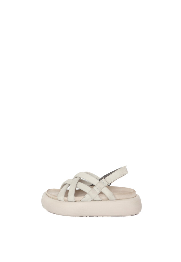 Sort Aarhus - Forudbestilling! Sort Aarhus sandal med velcrorem