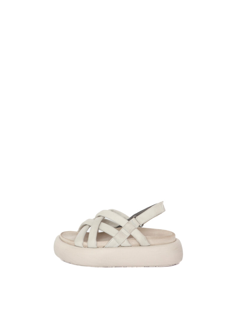 Sort Aarhus - Sort Aarhus sandal med velcrorem