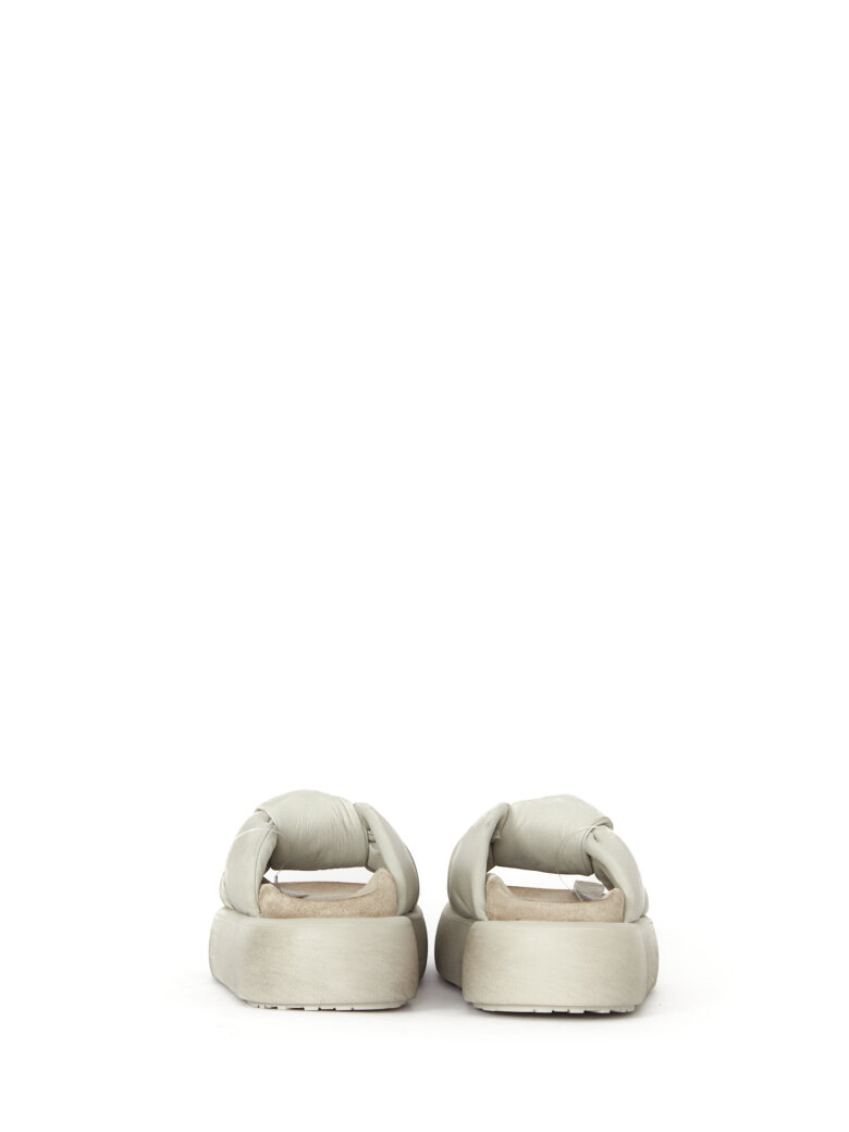 Sort Aarhus sandal med knude-look