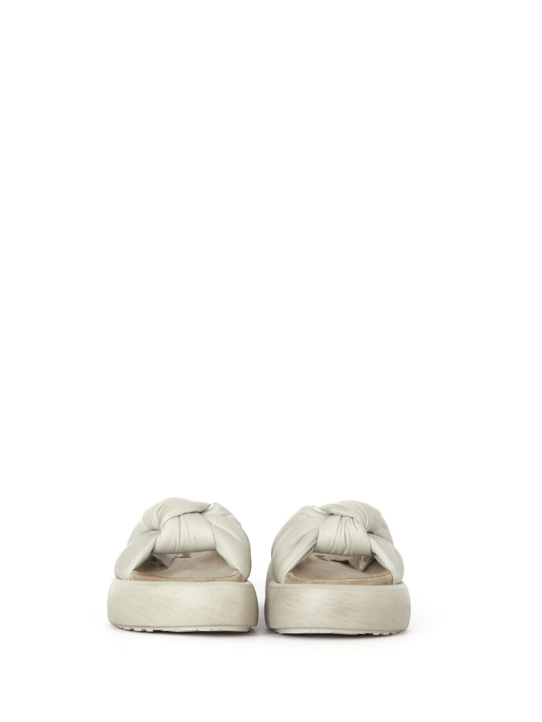 Sort Aarhus sandal med knude-look