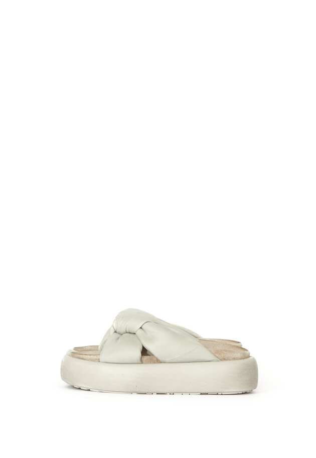 Sort Aarhus sandal med knude-look Sort Aarhus sandal med knude-look