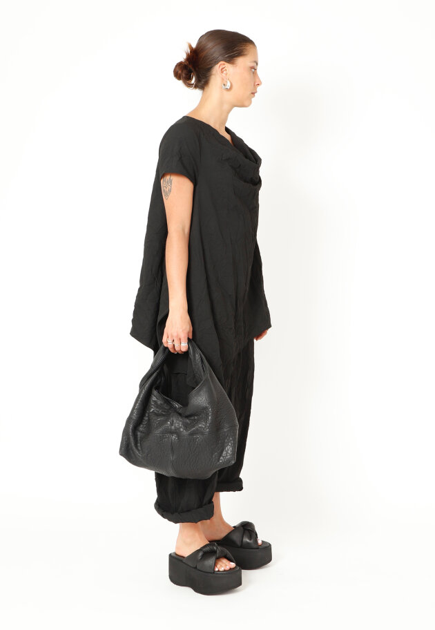 Sort Aarhus - Hånd-/skuldertaske i lammeskind