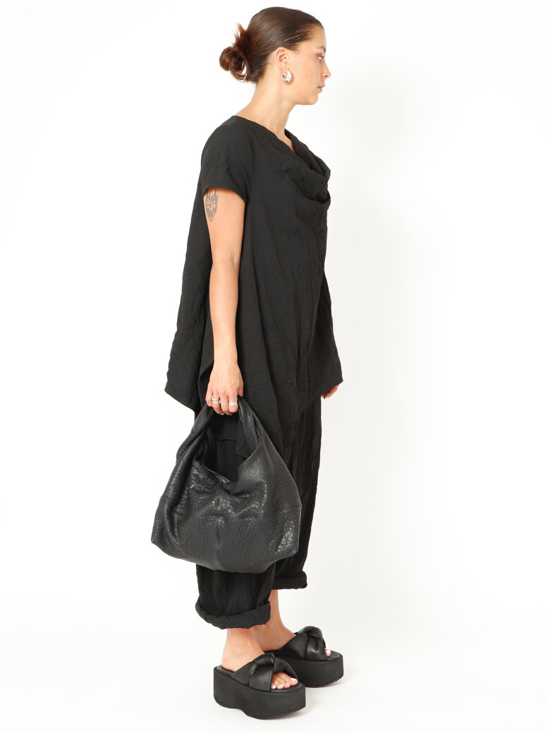 Sort Aarhus - Hånd-/skuldertaske i lammeskind