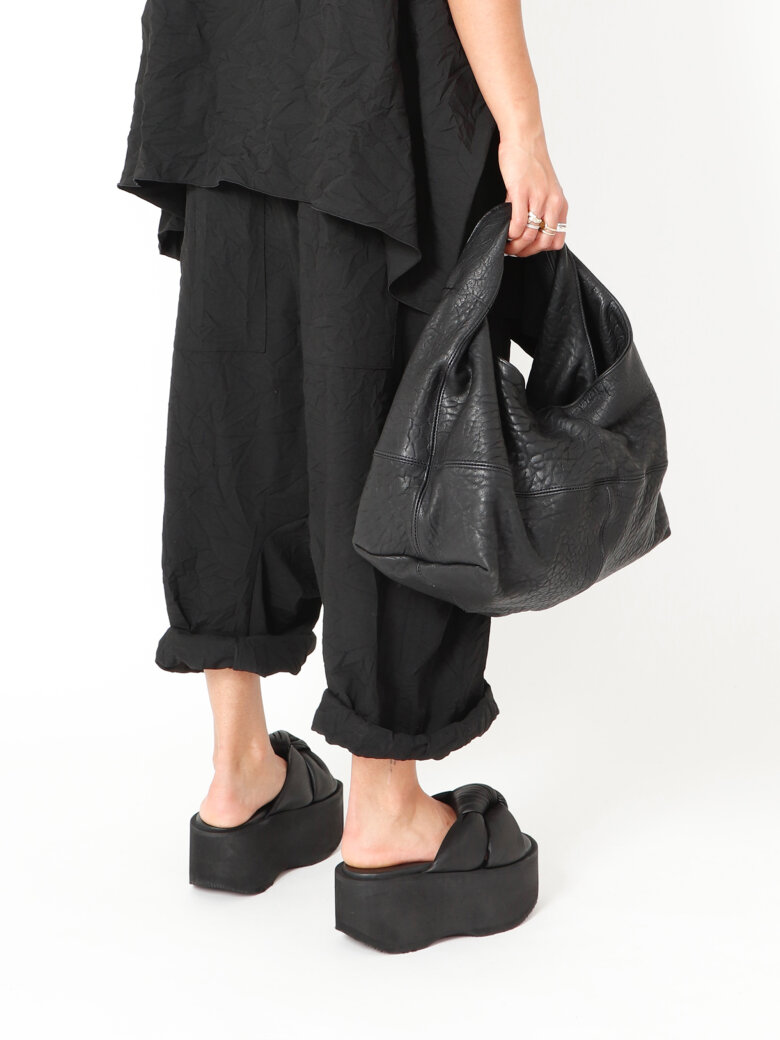 Sort Aarhus - Hånd-/skuldertaske i lammeskind