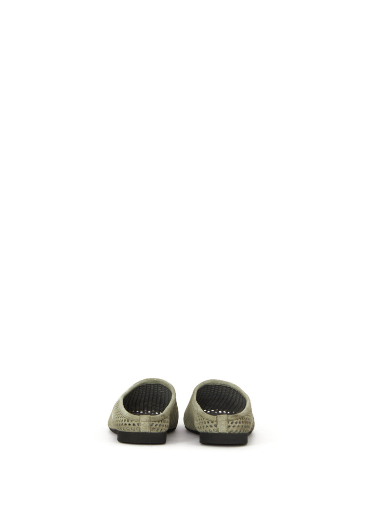 Sort Aarhus - Feminine suede slip on shoe