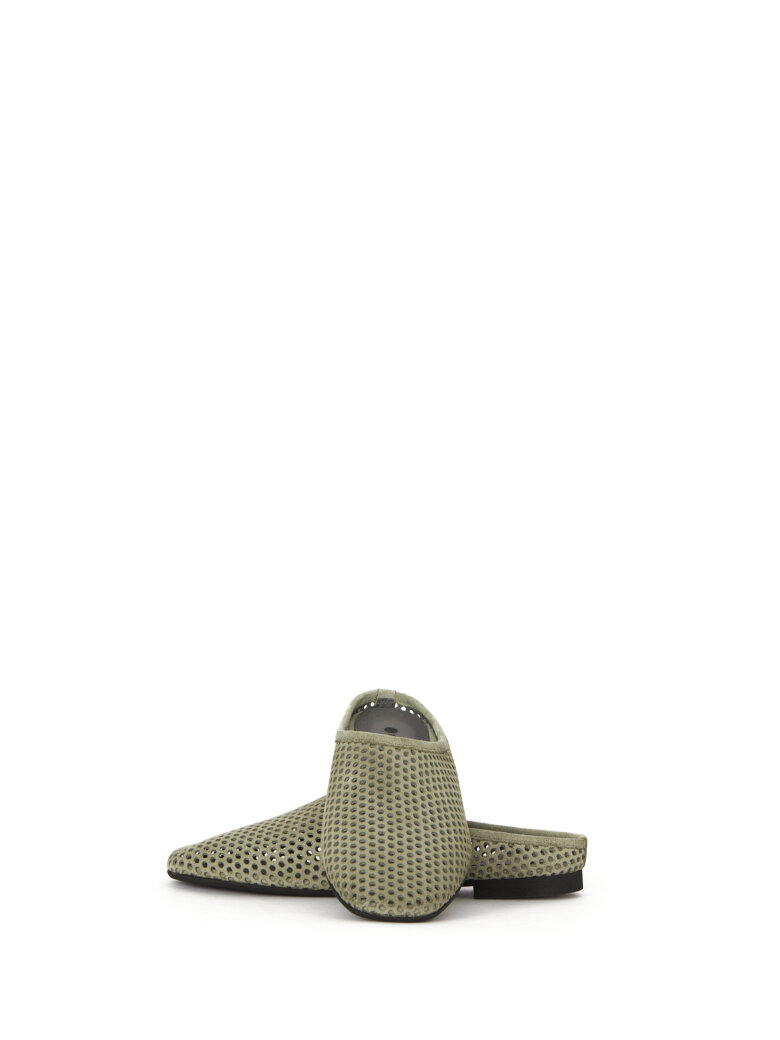 Sort Aarhus - Feminin slip on sko i ruskind