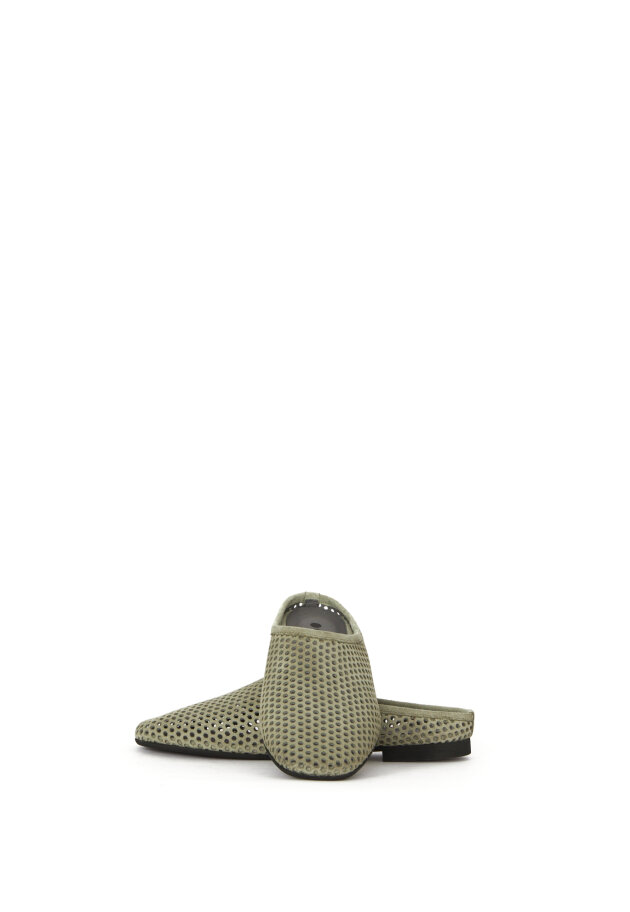 Sort Aarhus - Feminine suede slip on shoe