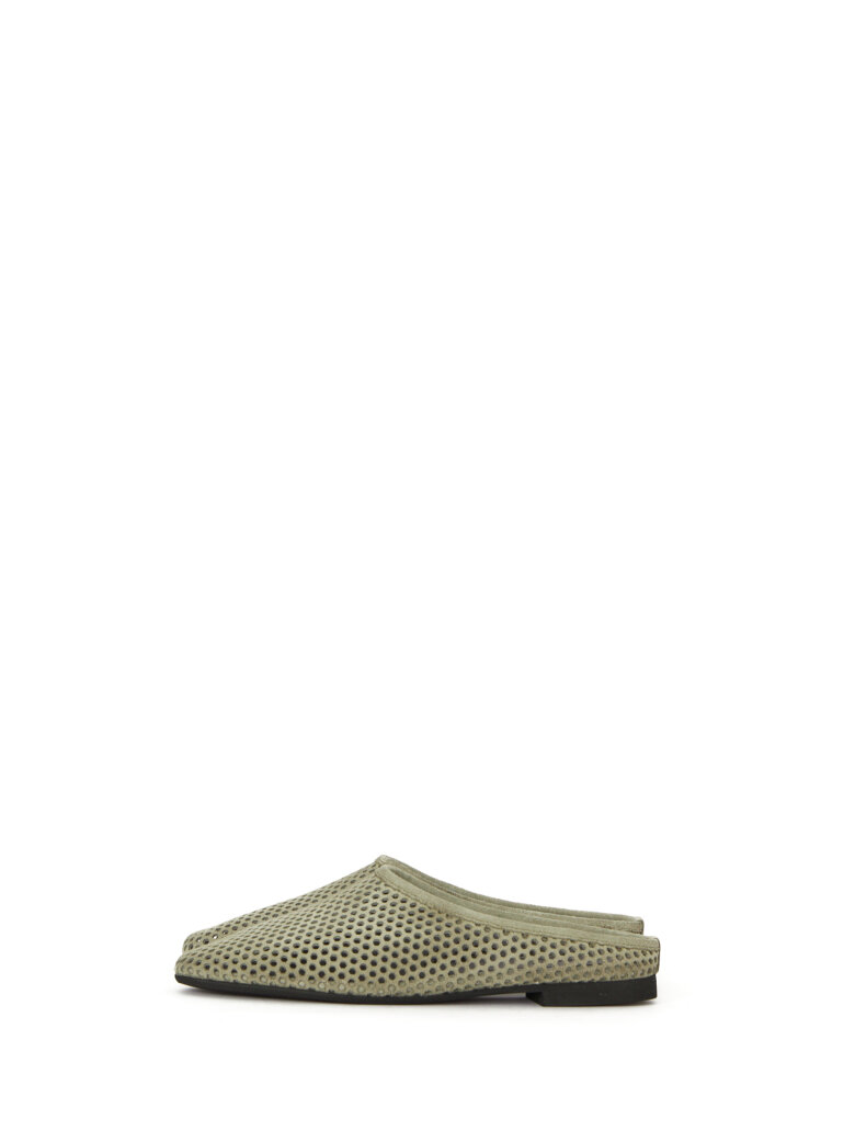 Sort Aarhus - Feminin slip on sko i ruskind