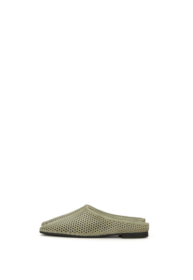Sort Aarhus - Feminine suede slip on shoe