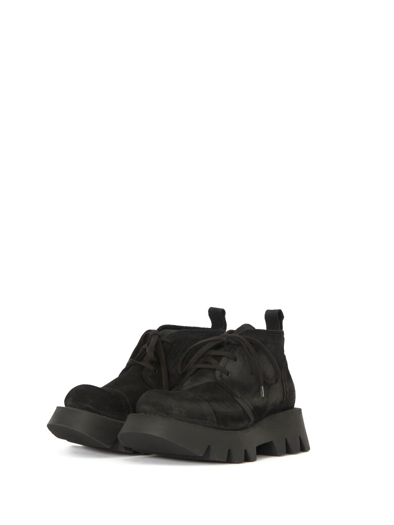 Lofina - Støvle i ruskind med snøre