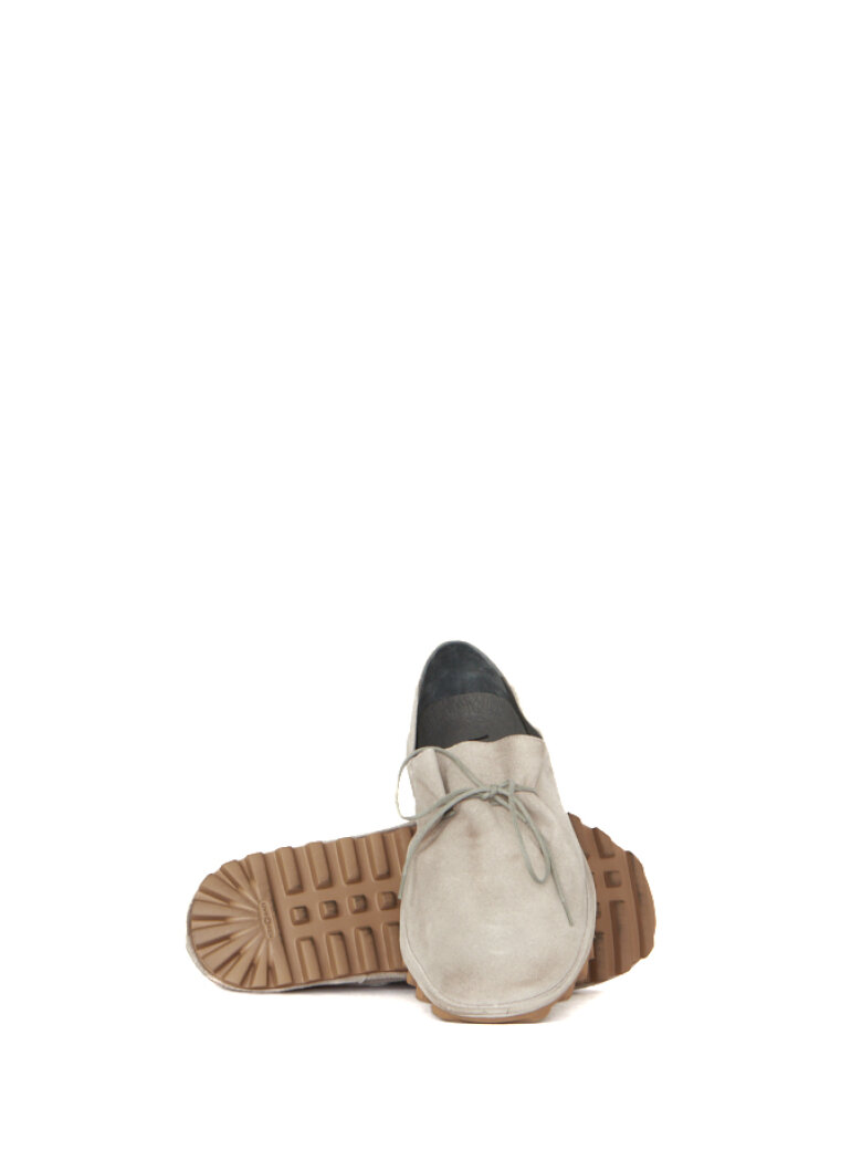 Lofina - Sko i ruskind med snøre og fleksibel sål