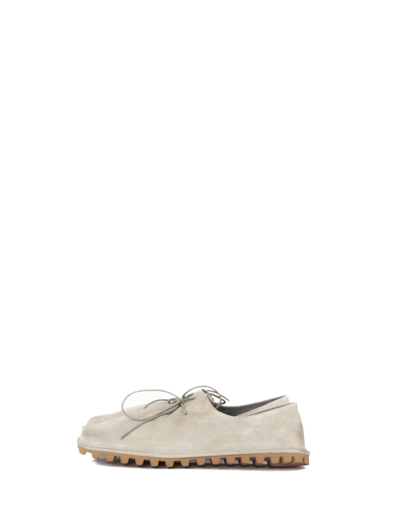 Lofina - Sko i ruskind med snøre og fleksibel sål