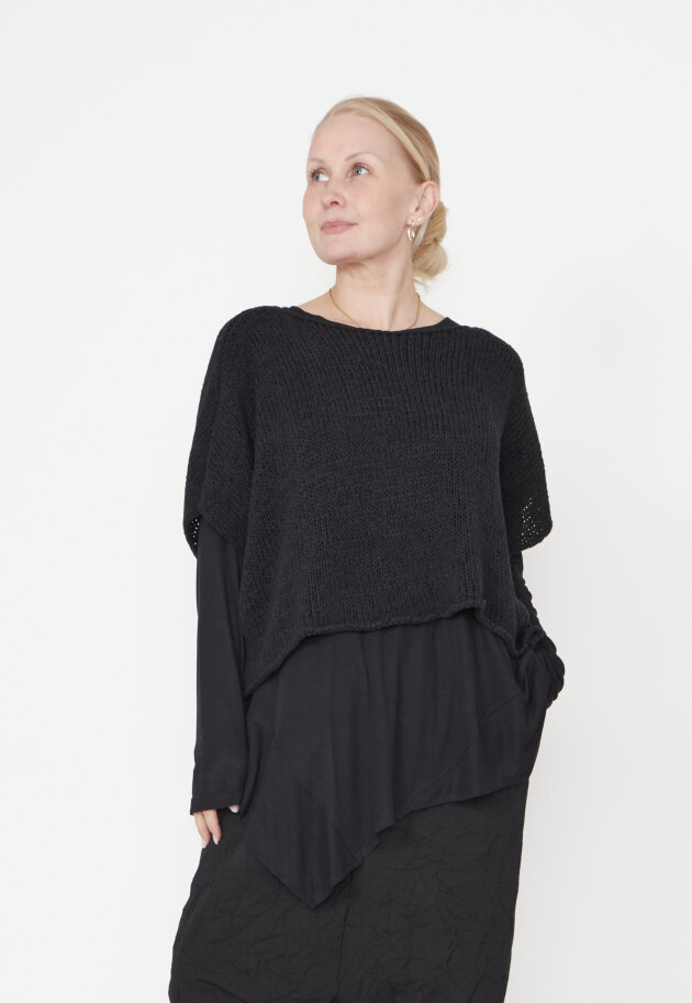 Sort Aarhus - Oversized knit top