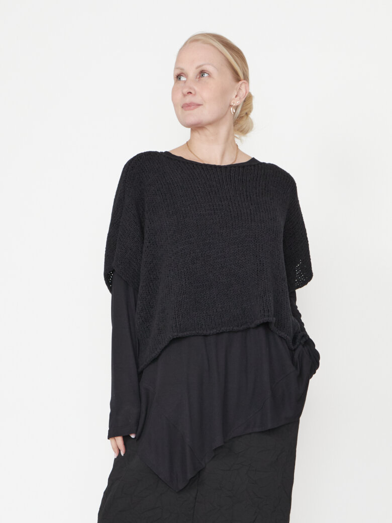 Sort Aarhus - Oversized strikket top