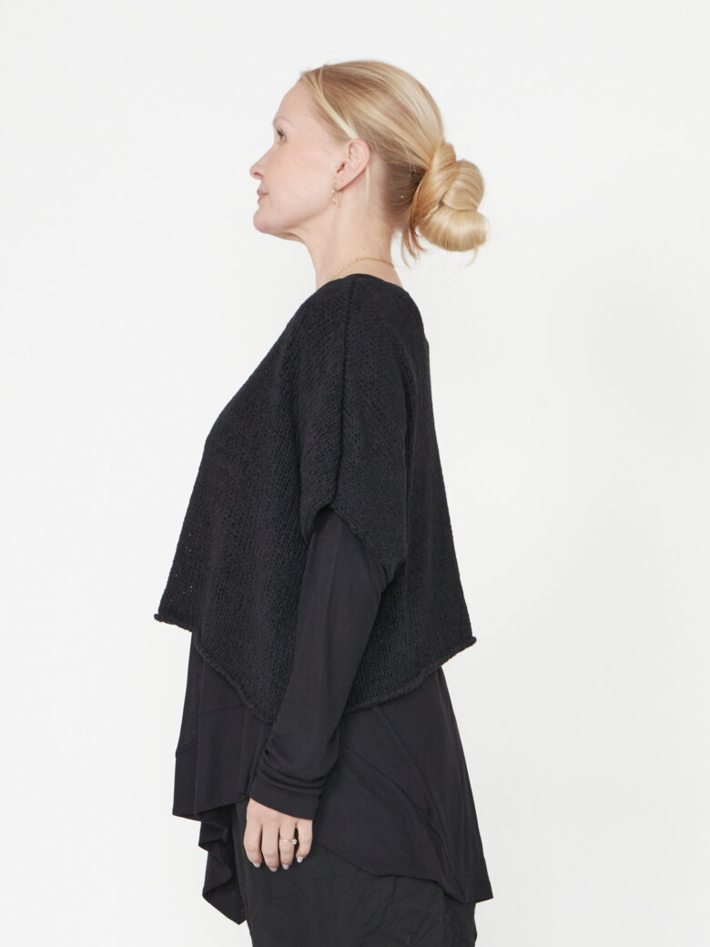 Sort Aarhus - Oversized knit top