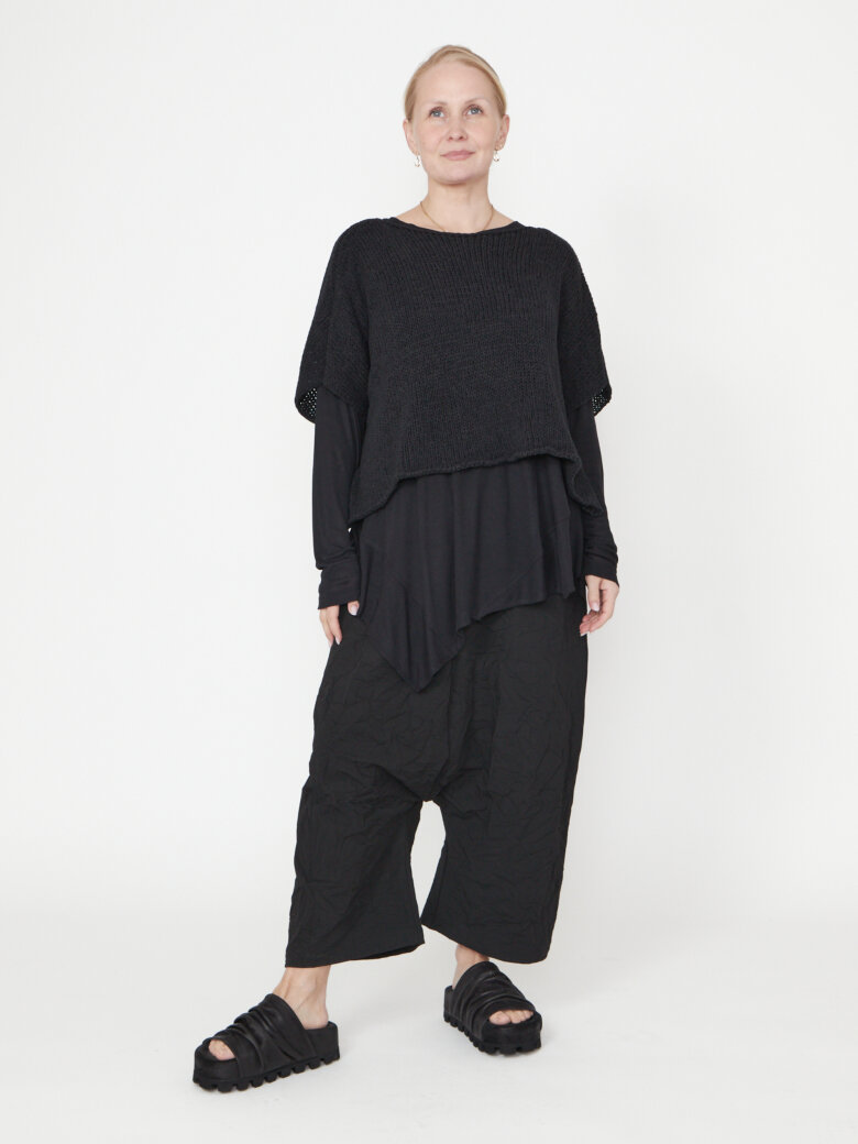 Sort Aarhus - Oversized knit top