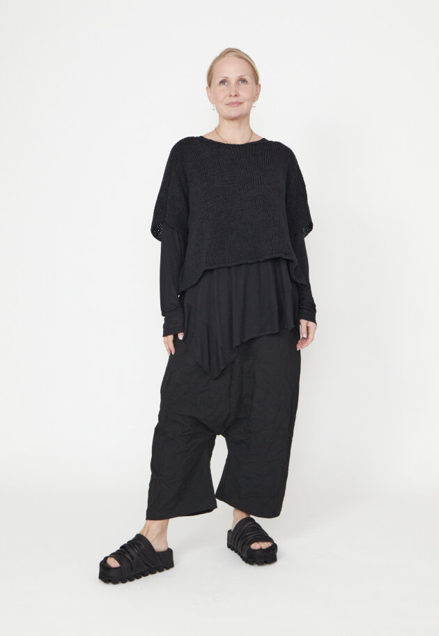 Sort Aarhus - Oversized strikket top