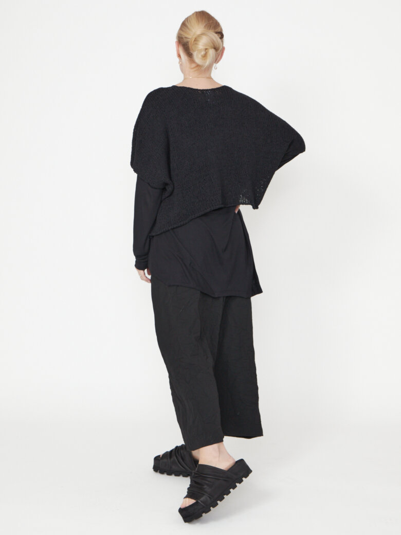 Sort Aarhus - Oversized knit top