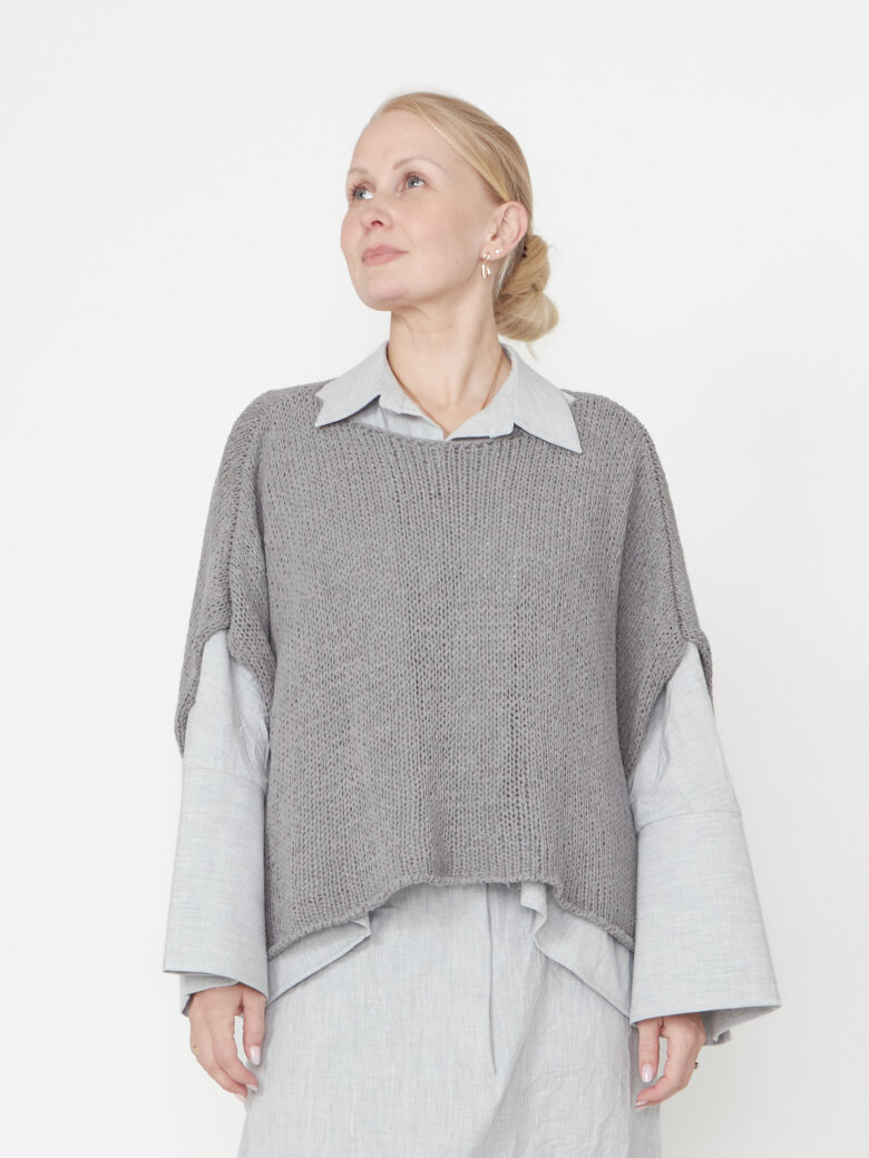 Sort Aarhus - Oversized knit top