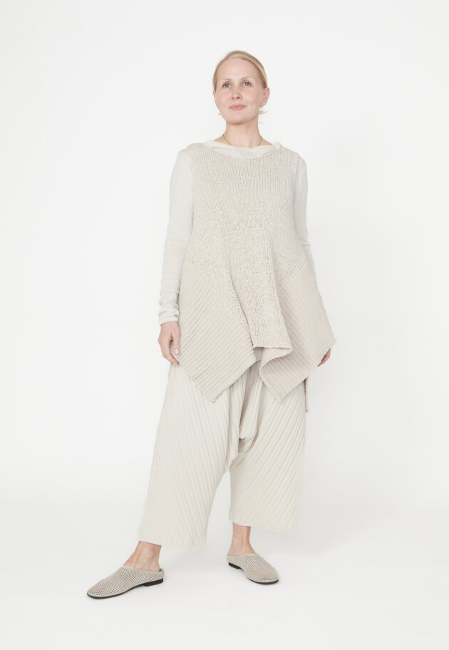 Sort Aarhus - Ærmeløs strikket top