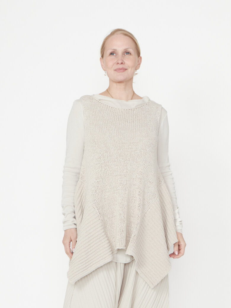 Sort Aarhus - Ærmeløs strikket top