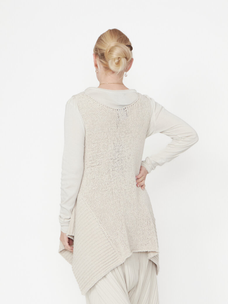 Sort Aarhus - Ærmeløs strikket top